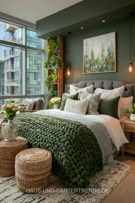 40+Schlafzimmer Ideen in Grün & Grau: Beruhigend-edel & zeitlos ...